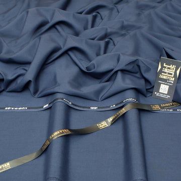 Winter Wash & Wear Fabric Soft & Wrinkle Free - Blue