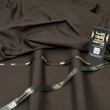 Winter Wash & Wear Fabric Soft & Wrinkle Free - Chocolate Brown