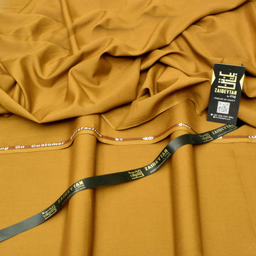Winter Wash & Wear Fabric Soft & Wrinkle Free - Mustard