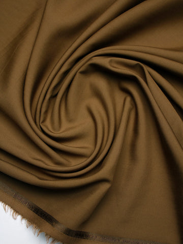 Winter Wash & Wear Fabric Soft & Wrinkle Free - Camel Brown