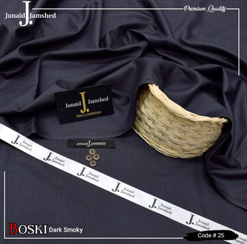 J. Italian Toyobo Wash & Wear  Premium Suiting - Charcoal